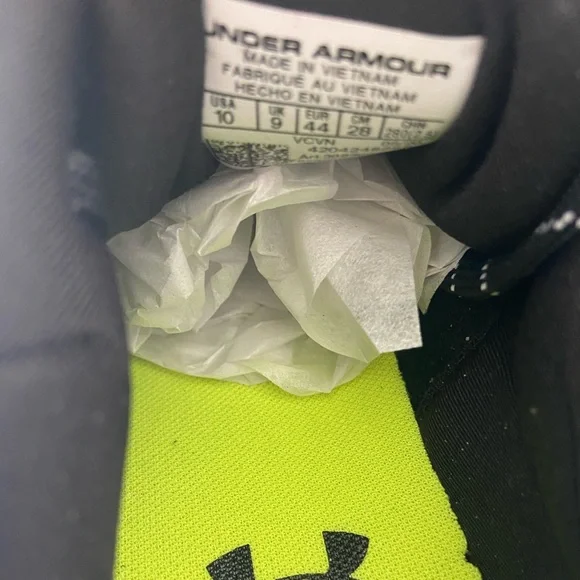 Under Armour yard turf baseball shoes black NEW 10 - Picture 6 of 7